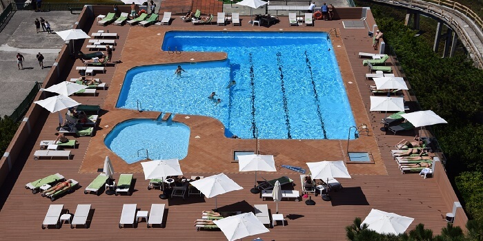 Take A Dip in The Roof Pool