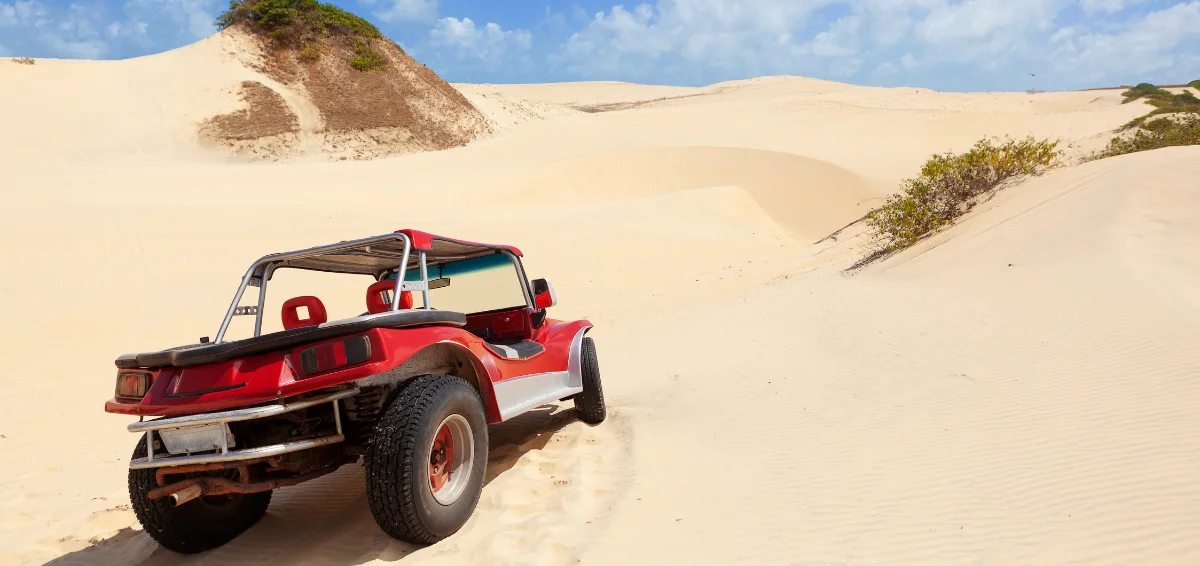 Hike and Drive through the Dunes at the Red Sands