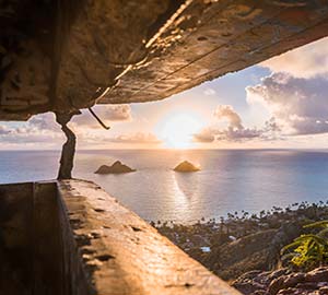 Kailua Beach Park Attraction: Lanikai Pillboxes