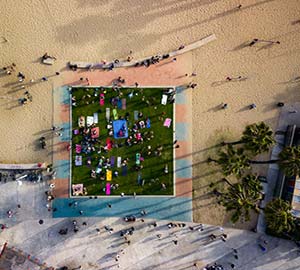 Santa Monica State Beach Attraction: The Original Muscle Beach