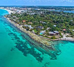 Siesta Beach Attraction: Point of Rocks