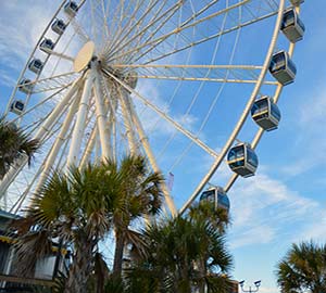 Myrtle Beach Oceanfront Condo Rentals Attraction: Myrtle Beach Sky wheel